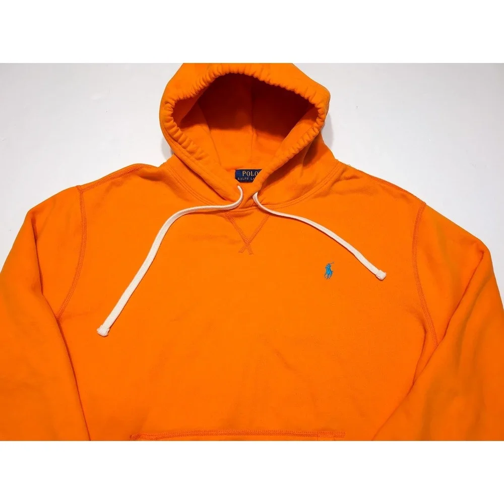 POLO RALPH LAUREN Pullover Hoodie Bright Orange Men's XL